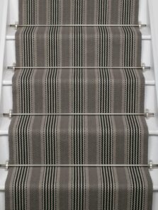 Sudbury Dark Stone - 85cm stair runner by Roger Oates