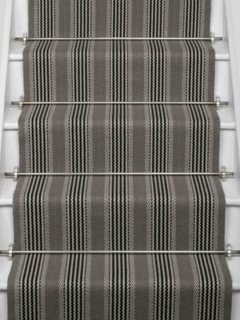 Sudbury Dark Stone - 70cm stair runner by Roger Oates