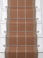 Swanson Tan - 81cm stair runner by Roger Oates