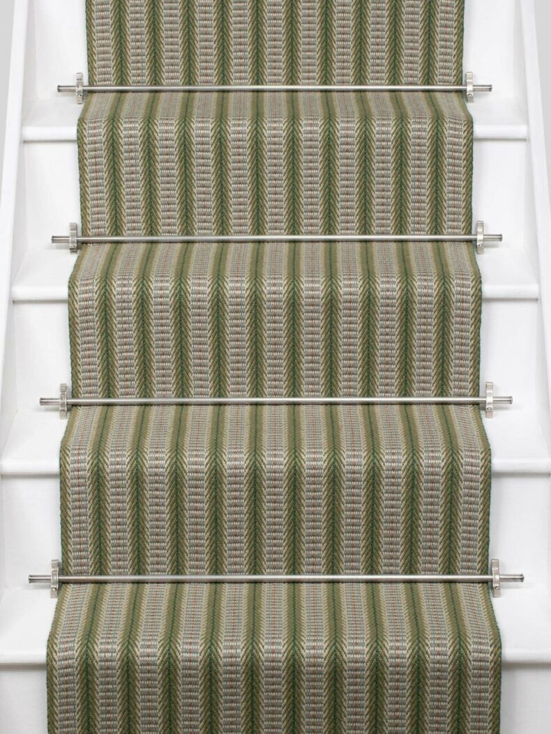 Dartmouth Green - 63cm stair runner by Roger Oates