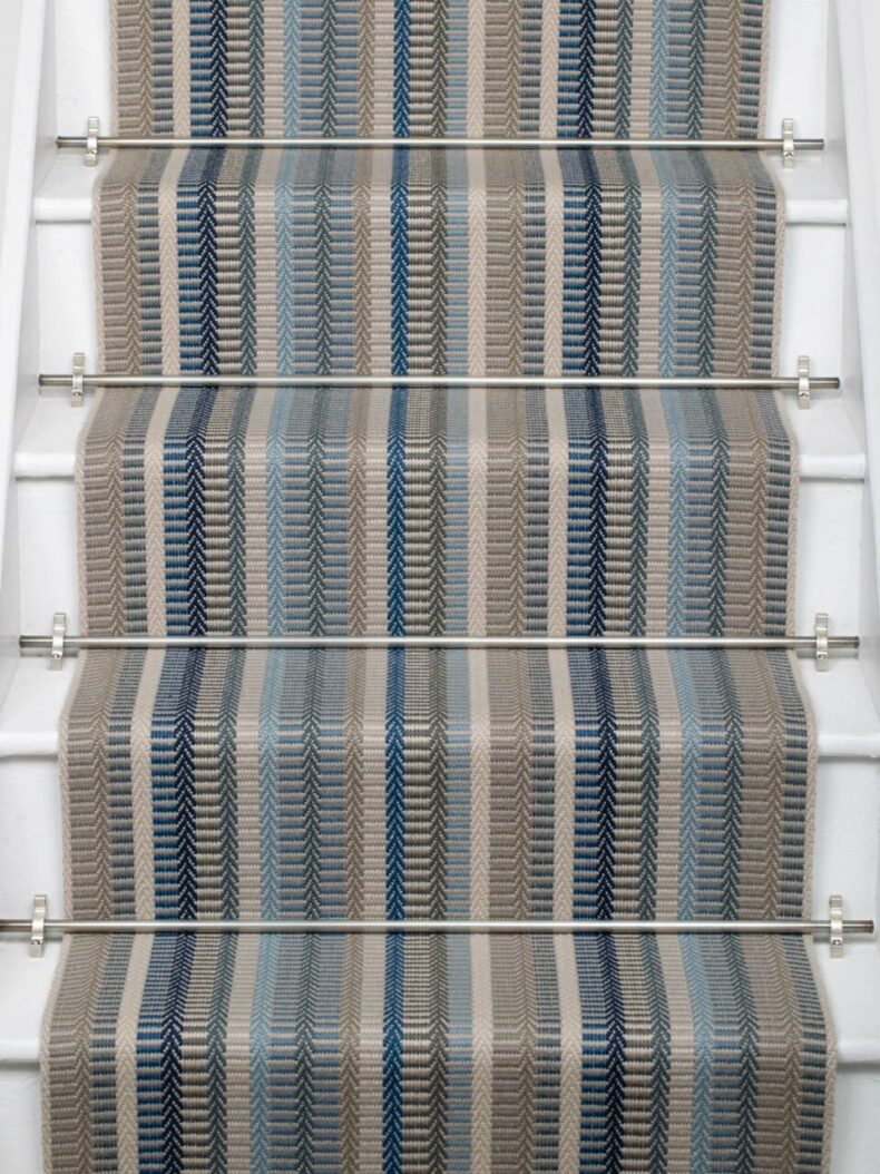 Cranborne Ciel - 68cm stair runner by Roger Oates