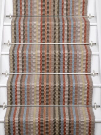 Cranborne Multi - 68cm stair runner by Roger Oates