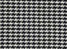Houndstooth Black carpet by The Woven Edge