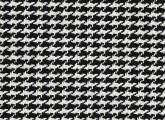 Houndstooth Black carpet by The Woven Edge