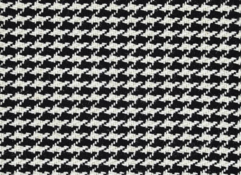 Houndstooth Black carpet by The Woven Edge