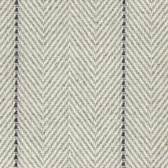 Chevron Graphite carpet by The Woven Edge