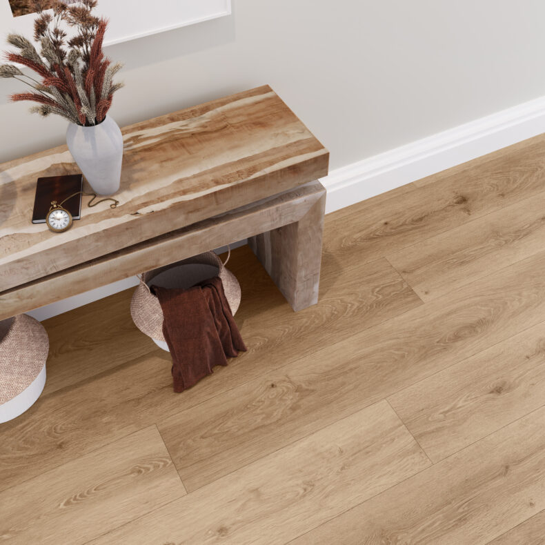 View of Silk Oak - Oat (Maximus ) luxury vinyl tile by Invictus