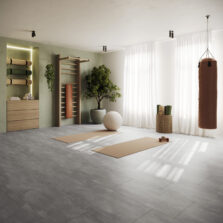 View of Urban Loft - Concrete Large Rectangle (Maximus) luxury vinyl tile by Invictus
