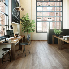 View of New England Oak - Toffee (Maximus Click) luxury vinyl tile by Invictus