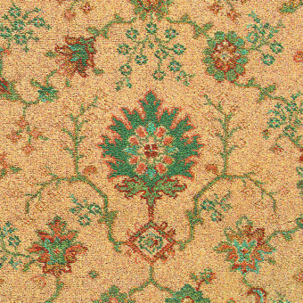 Renaissance Gold Palmette Broadloom carpet by Brintons