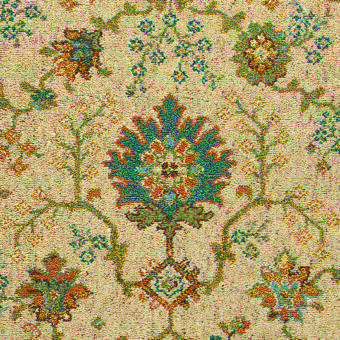 Renaissance Ivory Palmette Broadloom carpet by Brintons