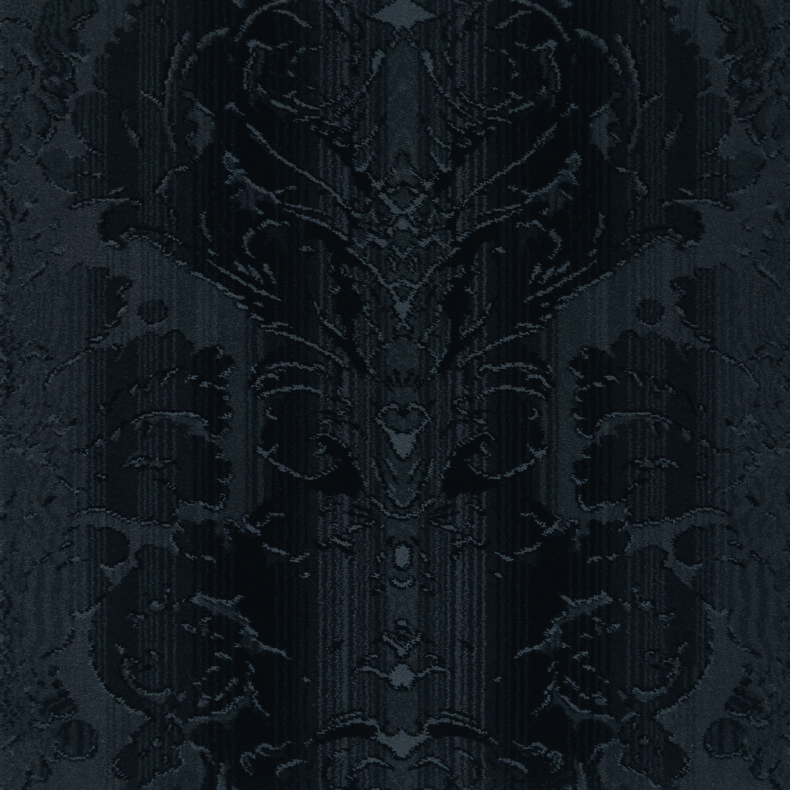 Timorous Beasties Collection By Brintons Jet Damask carpet by Brintons