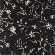 Classic Florals Nouveau Parterre Charcoal carpet by Brintons