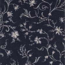 Classic Florals Nouveau Parterre French Blue carpet by Brintons