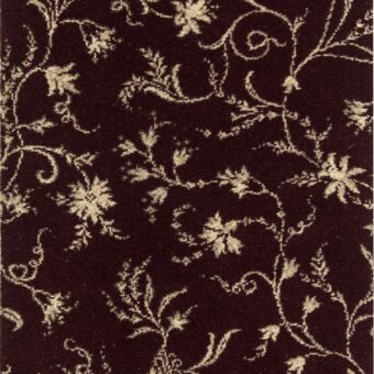 Classic Florals Nouveau Parterre Red carpet by Brintons