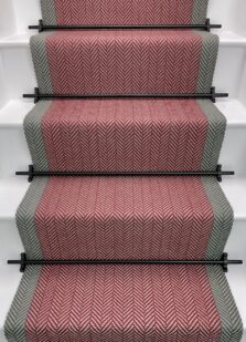 Felton Border - Alpine stair runner by Off The Loom