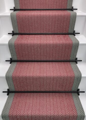 Felton Border - Alpine stair runner by Off The Loom
