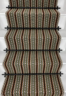 Carrock – Basil stair runner by Off The Loom