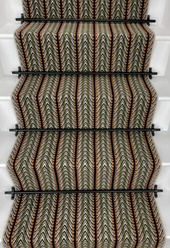 Carrock – Basil stair runner by Off The Loom