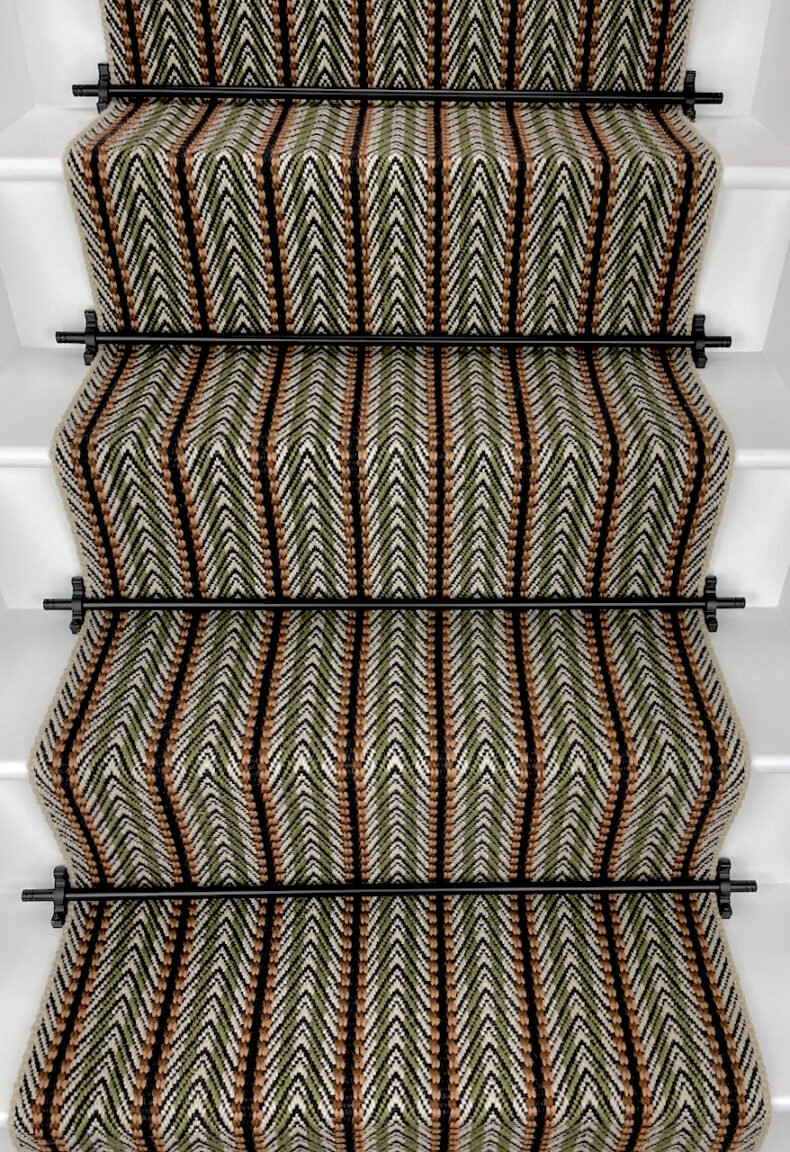 Carrock – Basil stair runner by Off The Loom
