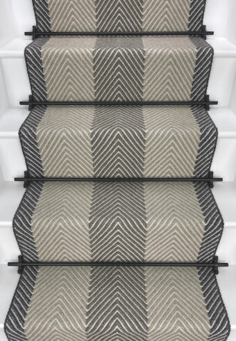 Ebchester Nature – Tapestry stair runner by Off The Loom