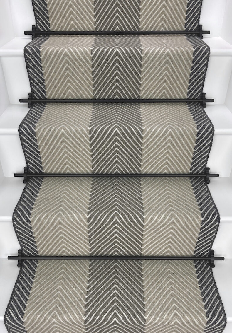 Ebchester Nature – Tapestry stair runner by Off The Loom