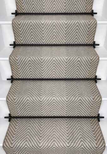 Ebchester Nature – Twill stair runner by Off The Loom