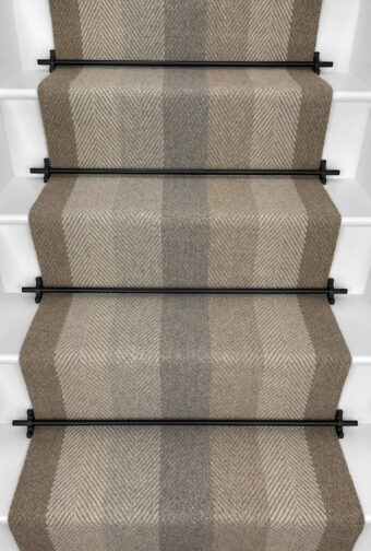 Stannington Nature – Torton stair runner by Off The Loom