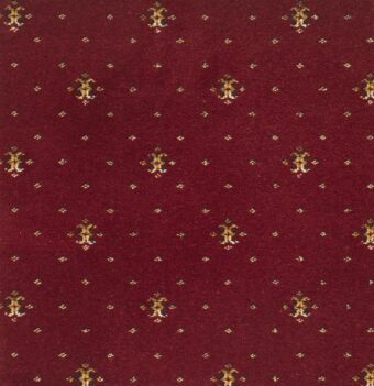 Royal Marquis Collection Royal Coronet Burgundy Red carpet by Brintons