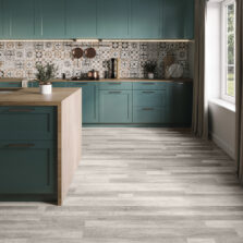 View of Vintage Oak - Earl Grey luxury vinyl tile by Invictus