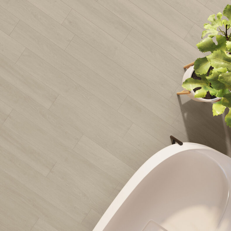 View of Elegant Oak - Vanilla (Maximus) luxury vinyl tile by Invictus