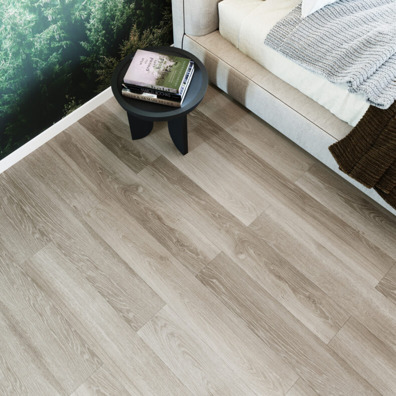 View of French Oak - Linen (Maximus) luxury vinyl tile by Invictus