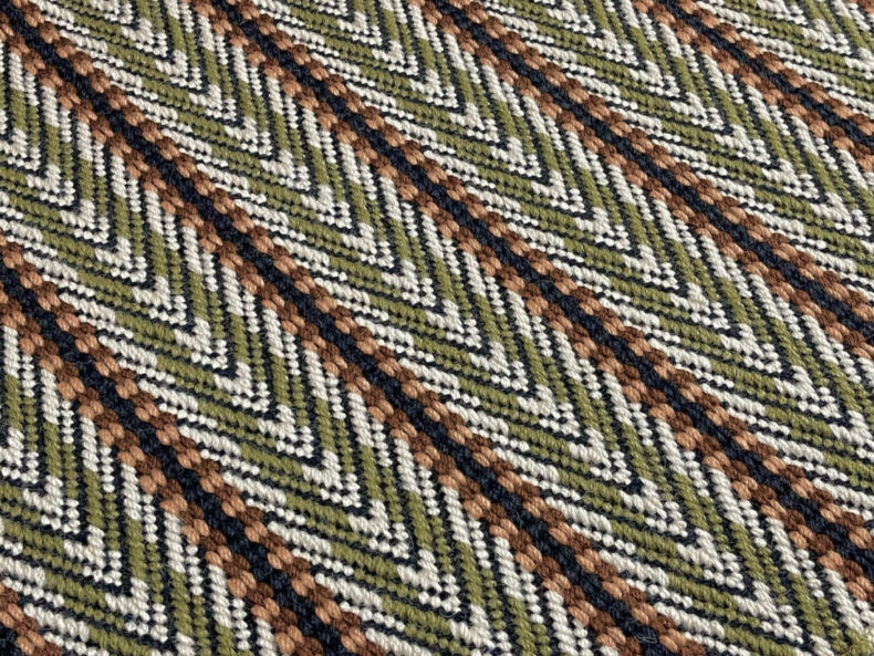 Carrock – Basil stair runner by Off The Loom