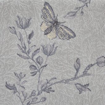 Timorous Beasties Collection By Brintons Silver Ruskin Butterfly carpet by Brintons