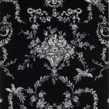Classic Florals Nouveau Toile Empire Noir carpet by Brintons