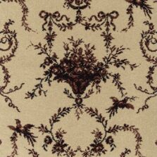 Classic Florals Nouveau Toile Empire Red carpet by Brintons