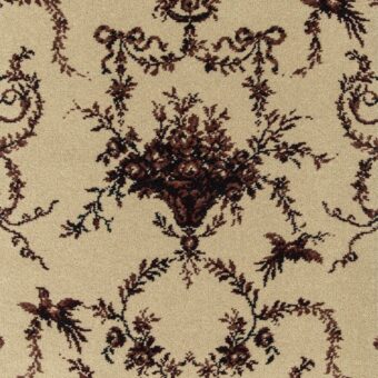 Classic Florals Nouveau Toile Empire Red carpet by Brintons