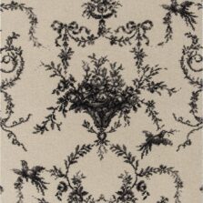 Classic Florals Nouveau Toile Empire Silver carpet by Brintons