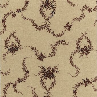 Classic Florals Nouveau Toile Papillon Red carpet by Brintons