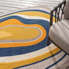 Habitat Aura Ochre Outdoor 477306 rug by Brink