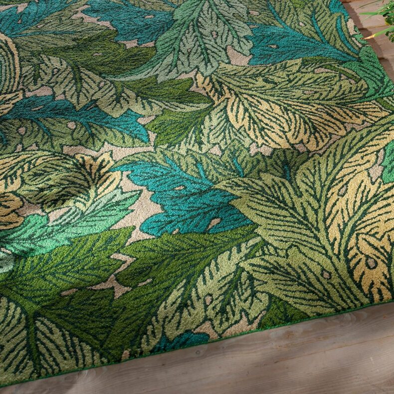 Acanthus Nettle-Sky Blue Outdoor 427307 rug by Morris
