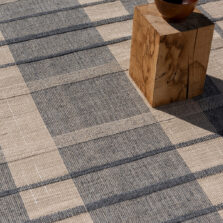 Zona Denim Check Outdoor 497408 rug by Brink