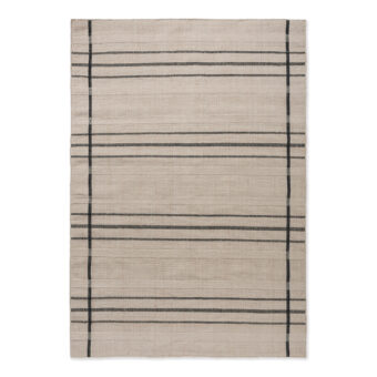 Zona Charcoal Line Outdoor 497605 rug by Brink 