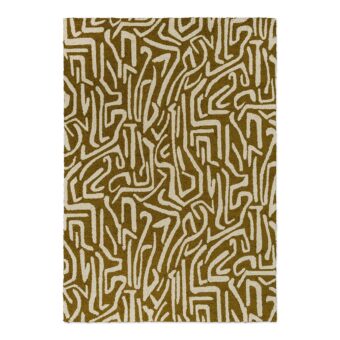 Melodic Ochre Gold Outdoor 443606 rug by Harlequin