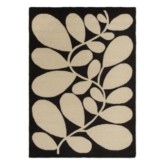Sycamore Black Outdoor 464205 rug by Orla Kiely