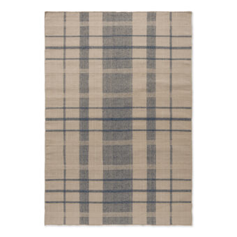 Zona Denim Check Outdoor 497408 rug by Brink 