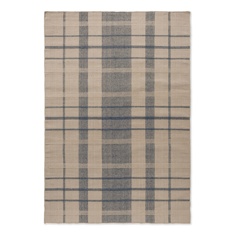 Zona Denim Check Outdoor 497408 rug by Brink