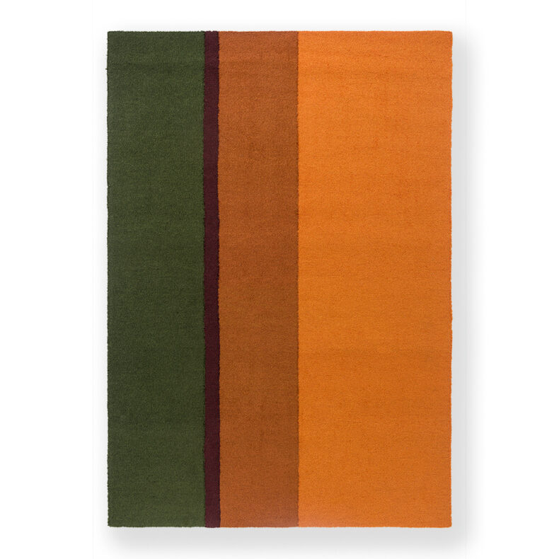 Habitat Festival Stripe Orange Outdoor 496513 rug by Brink