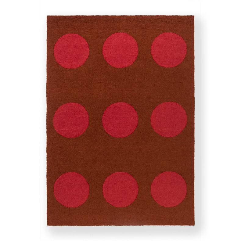 Habitat Festival Dots Red Outdoor 495800 rug by Brink