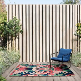 Melora Pink Outdoor 443202 rug by Harlequin